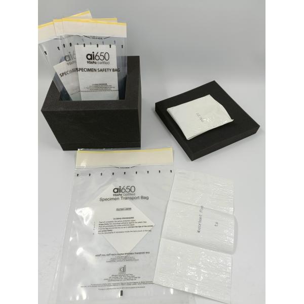 Ясный образец кладет Resealable сумки на упаковка 4 Mil водоустойчивого и прочные сумки в мешки образца для транспорта, сумки лаборатории