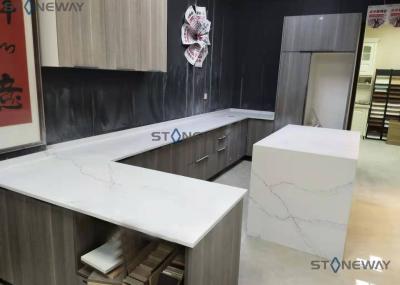 Bancadas duráveis da cozinha de quartzo