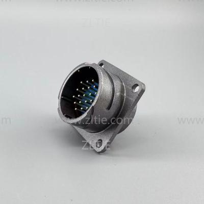 FQ24 Series 19-Pin Square Flange Male Socket
