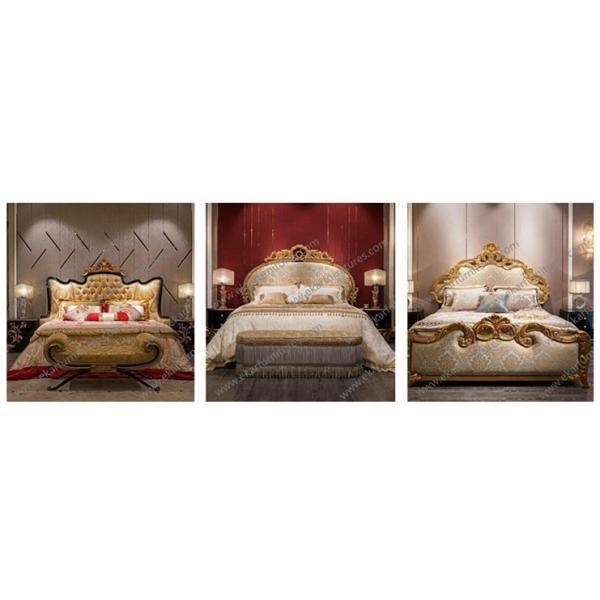 Bedrooms neoclassical style carving furniture bedroom furniture set FB-113