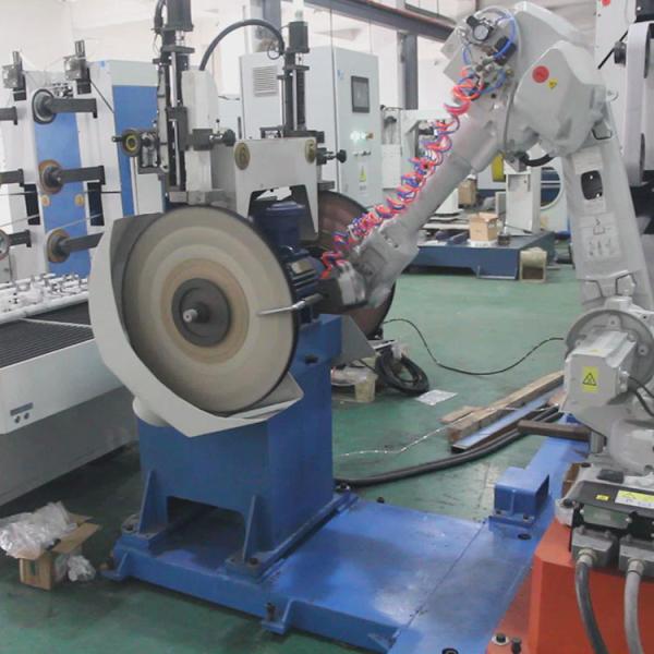 Fully Automatic Grinding Polishing Machine ABB Robotic Arm With For Mirror Or Hairline