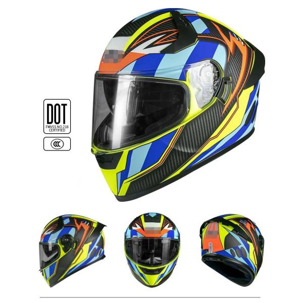 High Density EPS Liner DOT Approved Full Face Helmet for Motorcycle and Mountain Bike