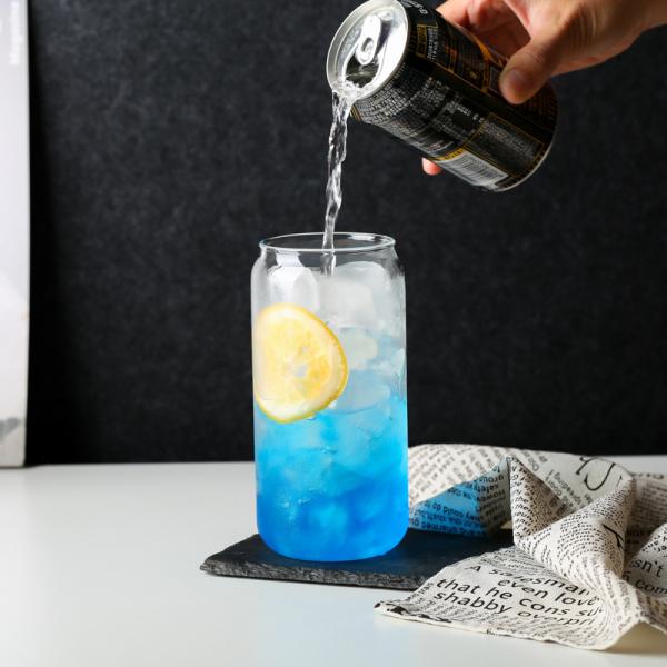 Многоразовый Тумблер боросиликатного стекла с соломами, пятнает свободные стеклянные чашки капучино