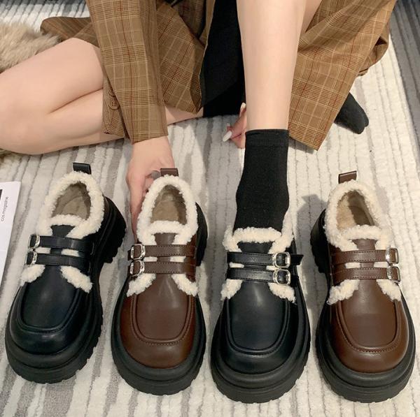 School Shoes Women Shoes Campus Shoes And Student Warm Cotton Shoes