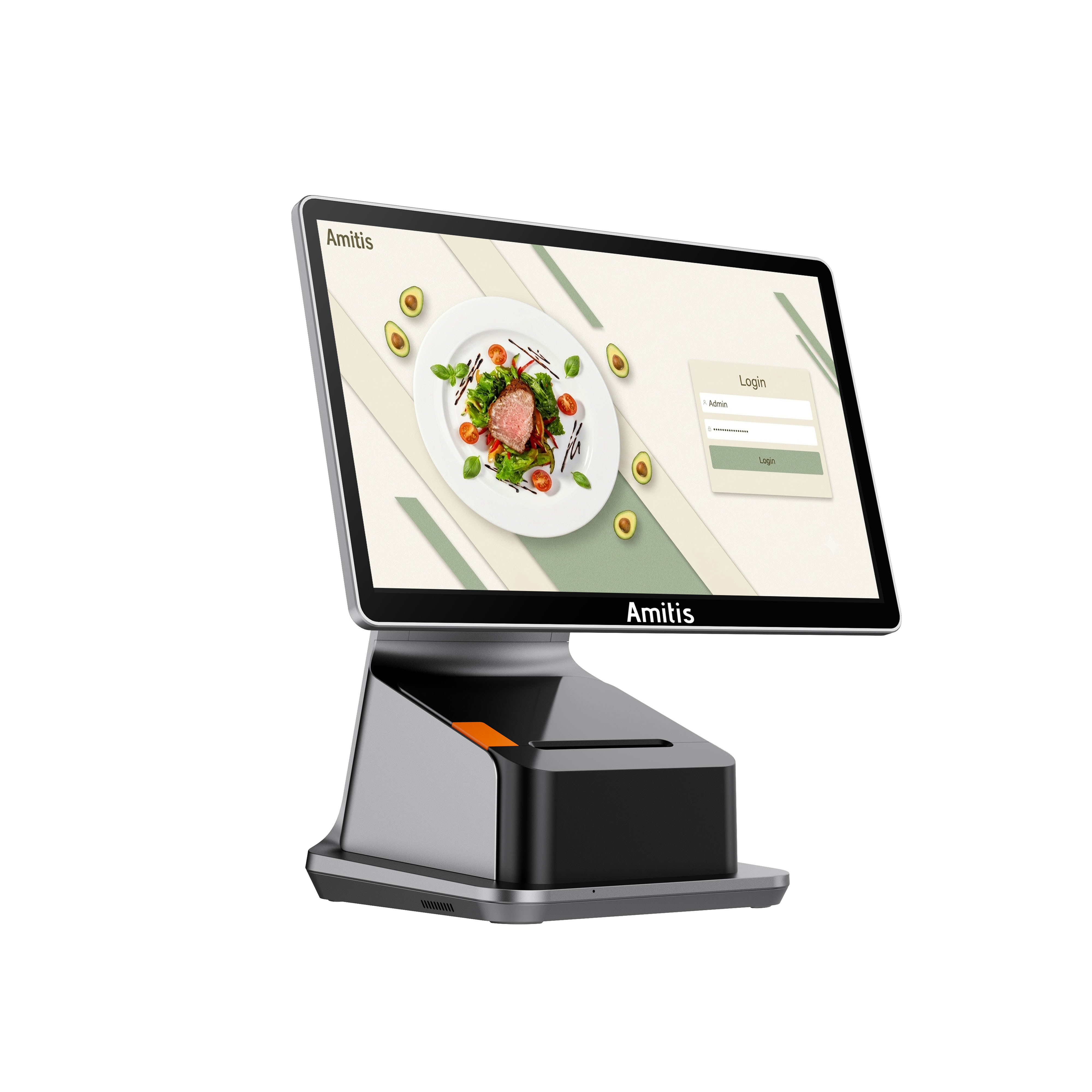 ACR-32 Smart Desktop POS Terminal 15.6 Octa Core Android 14 80mm Thermal Printer NFC