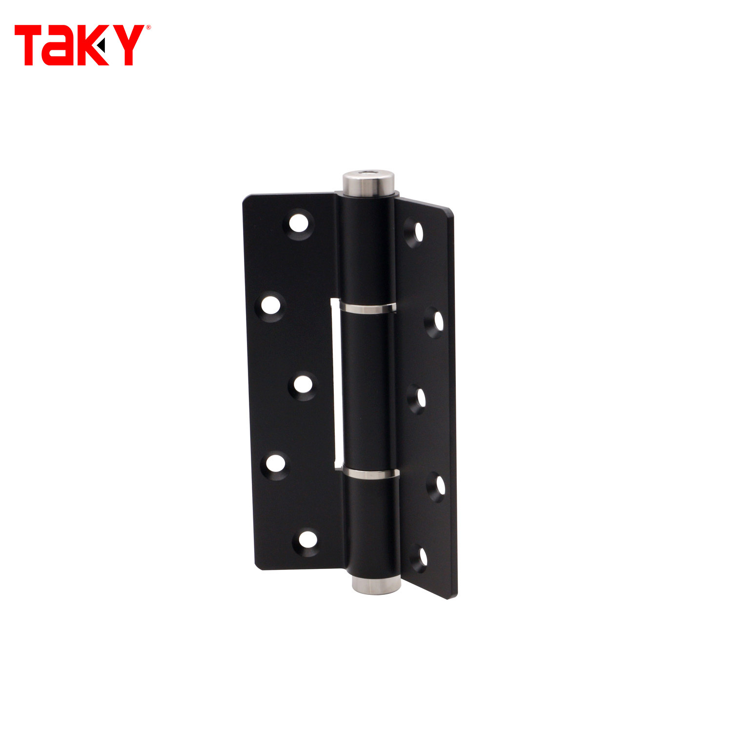 Heavy Duty Hydraulic Soft Close Door Hinge Aluminum Alloy Matte Black Silent Door Hinge