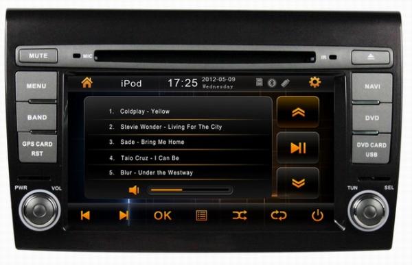 Ouchuangbo car autoradio navi for Fiat Bravo with TV Receiver iPod Aux telephone book Navigator radio OCB-7011