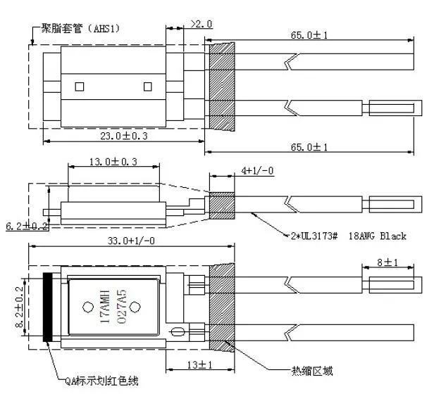 Thermostat for Transformer 17am Thermal Protector 250V 10A Temperature Switch