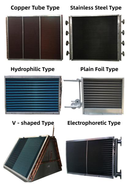 Copper Tube Condenser with Hydrophilic Aluminum Fins for HVAC Systems