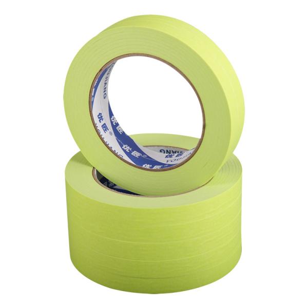 Custom Painters Green Paper Masking Tape For Painting Writable 500m Length