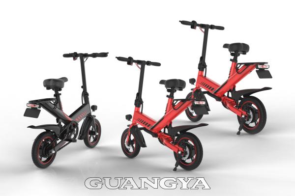 7.5AH Lithium Battery Lightweight Fold Up Bike Intelligent Environmental Protection Integration