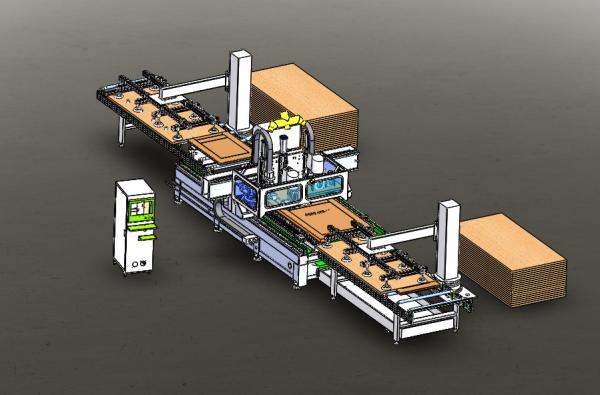 Full Aluminum Furniture CNC Engraving Machine Processing Center