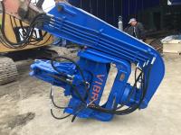 2500RPM 20T que vibra a máquina escavadora hidráulica Mounted Pile Driver da folha