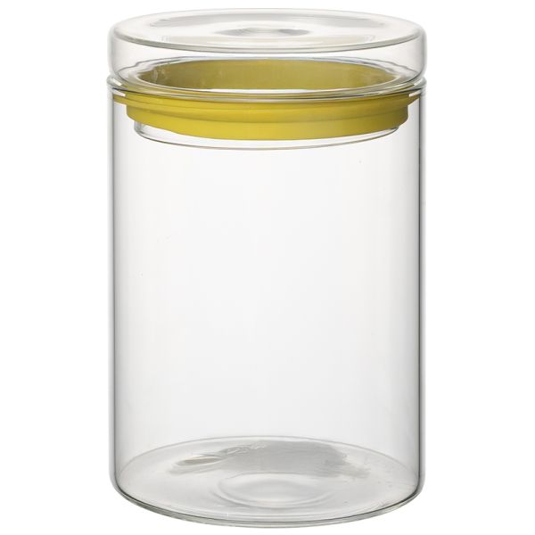 Modern Stylish Borosilicate Glass Storage Jar Kitchen Food Storage Spice Jar Set