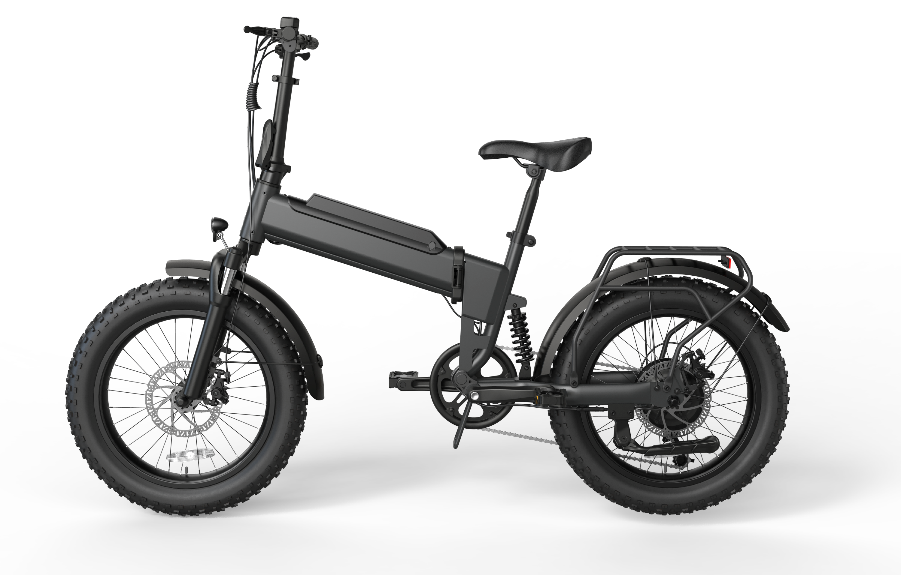 Yeestep F00C Customized 20'' 4.0 Fat Tire Electric Folding Bike Electric Fatbike Small Electric Dirt Bike Folding Electric Bike