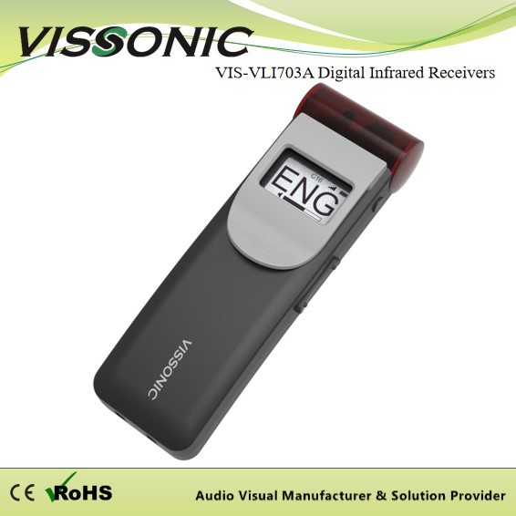 Infrared Receiver Wireless Interpretation System , Interpreter Equipment