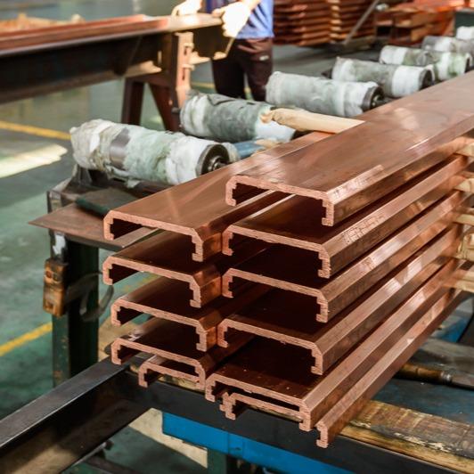 Corrosion & Resistance Durability Copper Profiles With U-Section