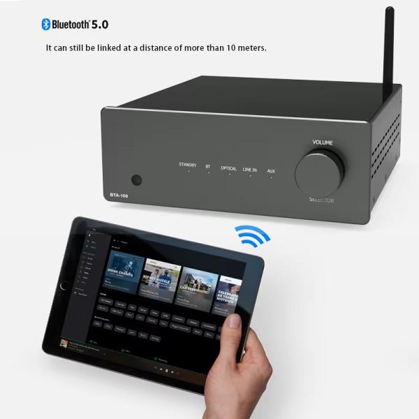Class D Home Wireless Audio Amplifier HiFi Mini 2 Channel Digital Power Amplifier For Passive Speakers