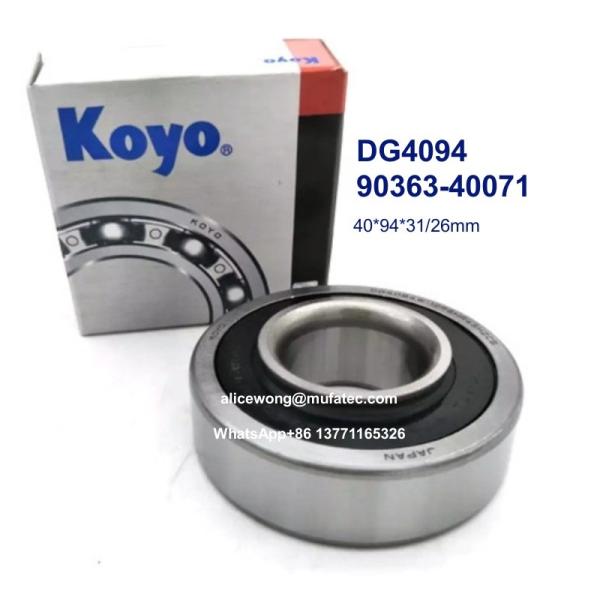 DG4094W 90363-40071 rolamentos de eixo de roda automático rolamentos de anel interno superior 40*94*31/26mm