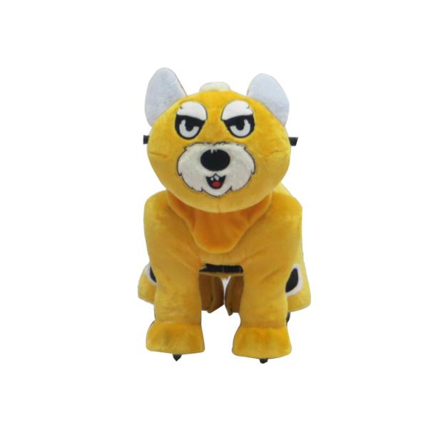 Medium plush electric toy car / small animal plush car / simulation animal car