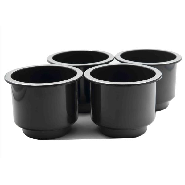 KR-S006 Black Recessed Cup Holder For Marine Boat