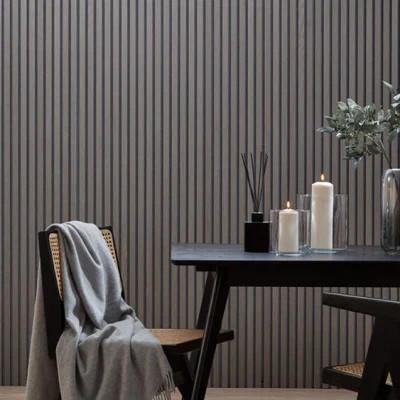 Painéis acústicos de madeira decorativos 3D personalizados para absorção sonora altamente eficaz