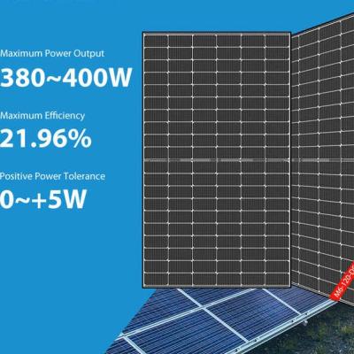400 watts de painel solar fotovoltaico solar de pilha 380w 385w 390w 395W Hjt de painéis solares de Huasun
