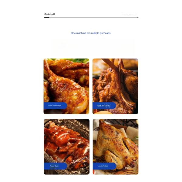50kg 3-layer 9-layer Rotating Roast Chicken Machine Commercial Electric Gas Grill Oven