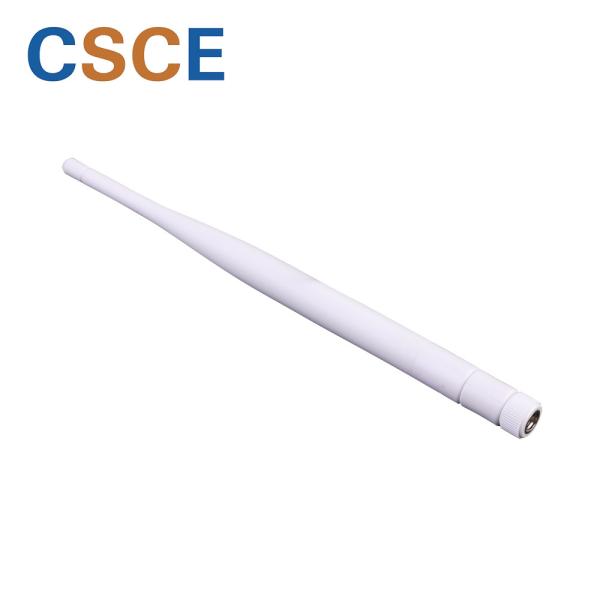 SMA Connector 2.4 Ghz Rubber Duck Antenna White Color Operating Temperature -40℃ To +85℃