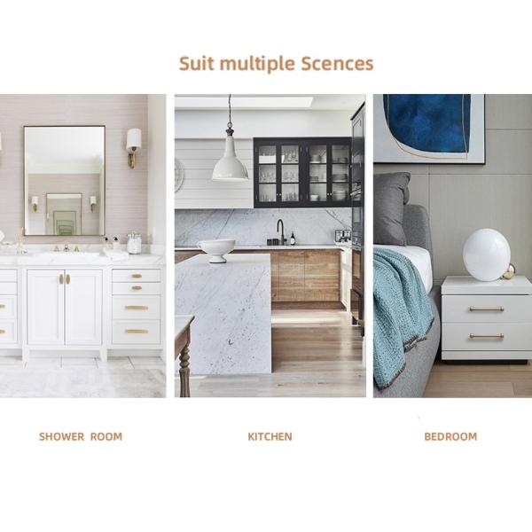 Indoor Anti Collision Brass Door Stopper strong magnetic 49mm 84mm