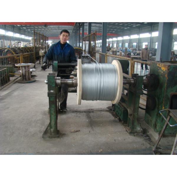 ASTM A 475 Class A Galvanized Zinc coated Steel Wire Strand 7x2.64mm
