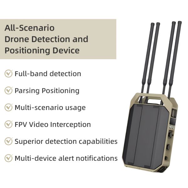 LDK-C04 All‑Scenario UAV Signal Detection & Positioning Equipment | 70MHz‑6.2GHz