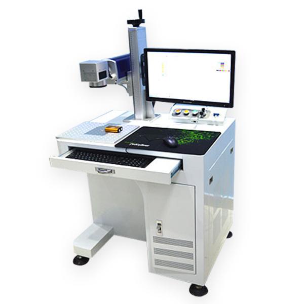 Gold silver ring Fiber laser marking machine desktop engraving machine For metal keyboard