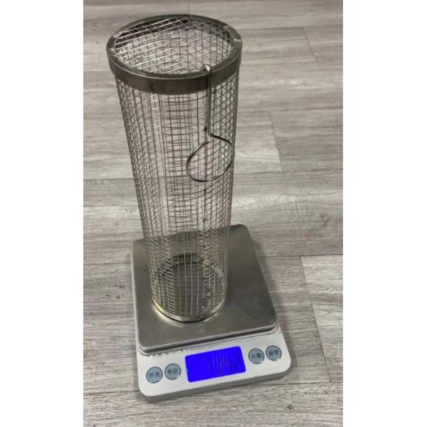 Завальцовка трубки сетки барбекю нержавеющей стали круга 304 барбекю жаря корзину