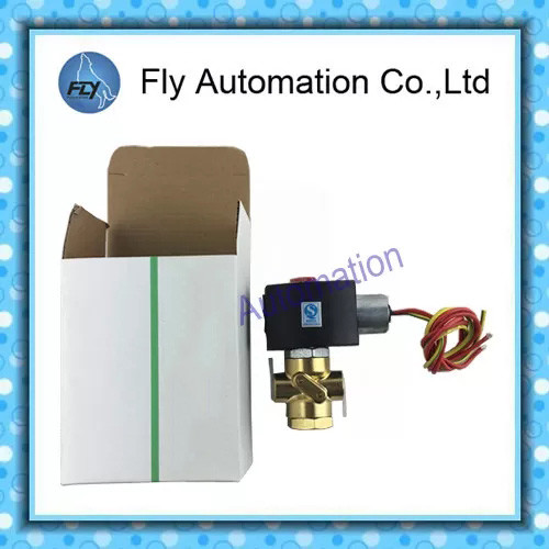 Взрывозащитные латуниные пневматические соленоидные клапаны EF8320G174 прямое действие 1/4 НПТ 2 Way 3 Port