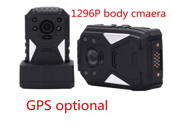 Black Portable Body Worn Video Camera For Security , Small Hd Body Camera