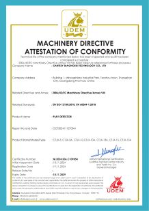 Cartesy Diagnosis Technology CO.,Ltd Сертификации