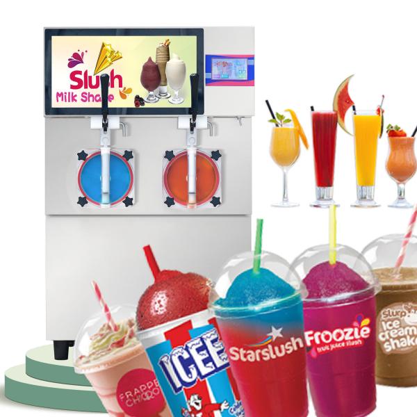 Commercial Smoothie Slushie Machine Frozen Drink Making Slushy Maker Margarita Slush Machine