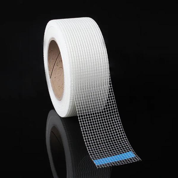 Heavy Duty UV Resistant Fiberglass Mesh Tape / Alkali Resistant Mesh Tape