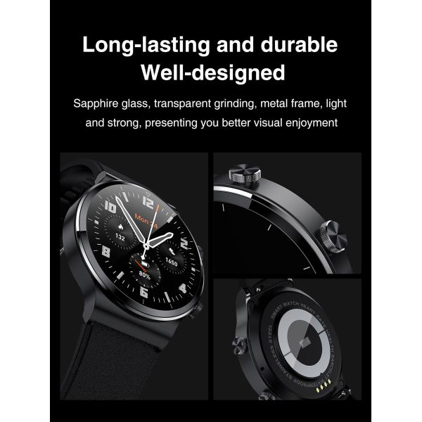 CST816S 1.28inch Full Touch Smartwatch 300mah Battery Smart Health Bracelet