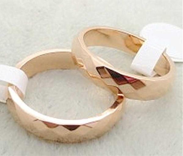 tungsten ring with rose color LRX44