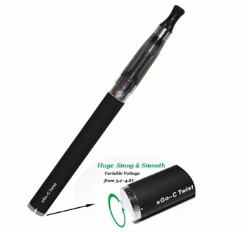 Ego-Twist Electronic Cigarette Starter Kits , 3.2-4.8V variable voltage Battery