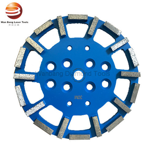 Металл скрепляет плиту непрерывного пола диаманта 10 дюймов меля