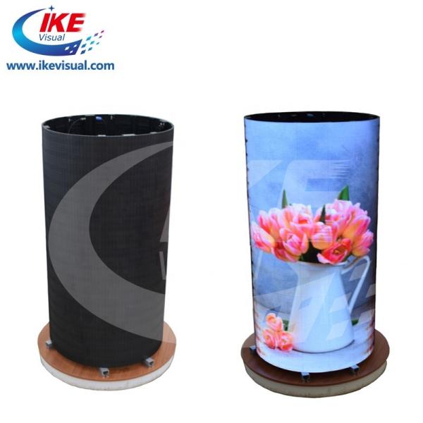 Soft P4 Curved LED Display Screen Indoor Rental LED Display CE FCC ROHS