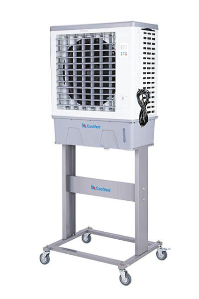 60L Industrial Portable Evaporative Cooler 0.28kW With Big Stainless Steel Water Tank