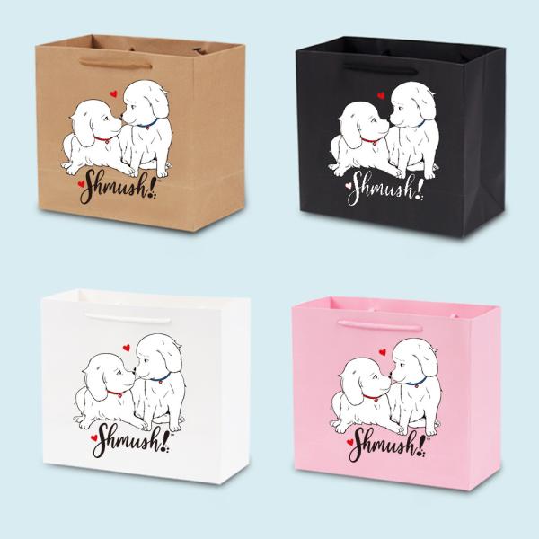 Бумажные мешки FSC плоские нижние Kraft для торгового центра