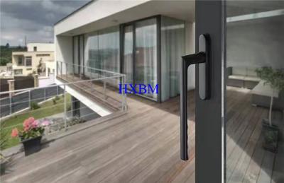EPDM Gasket 6063-T5 Aluminum Horizontal Sliding Windows 100mm Depth