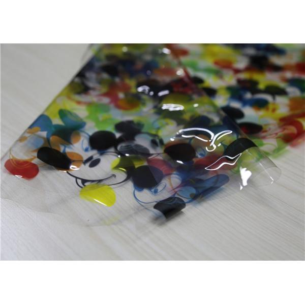 Bags / Raincoat Synthetic Leather Fabric , Printed Fake Leather Fabric