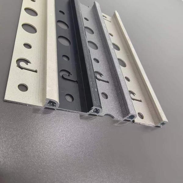 Aluminum Stair Nosing for Floor Decor 5.8-6.0M Length Deep Process Precision Drilling