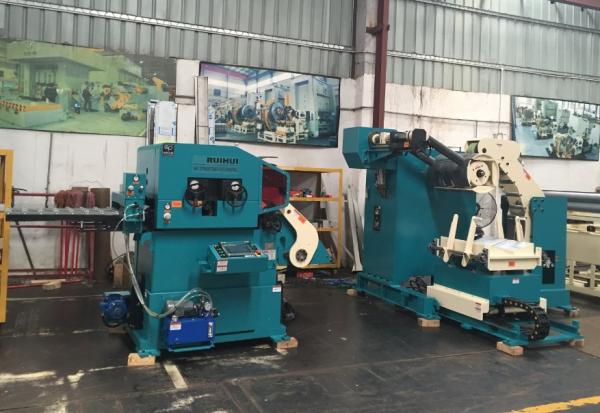 Automation Nc Servo Coil Feeder Straightener Decoiler Hydrauilc Uses 7 Leveling Roller